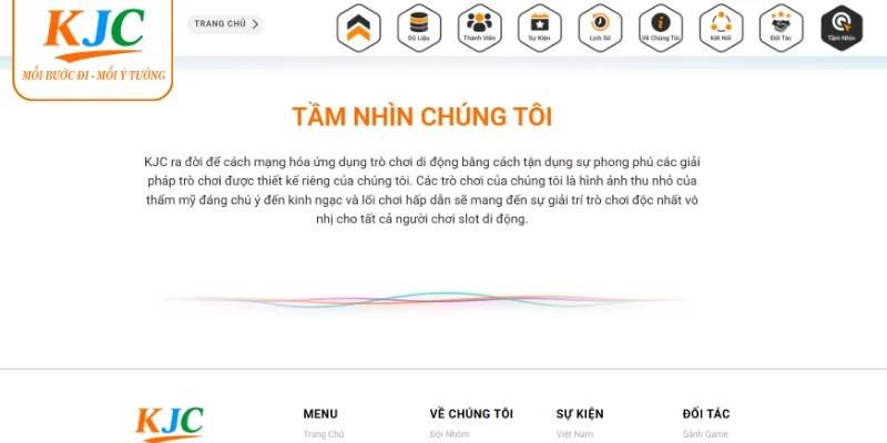 Giới thiệu KJC thông qua tầm nhìn chiến lược 
